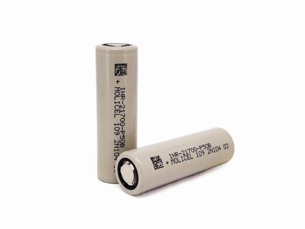 Molicel INR-21700-P50B 3.6V 5000mAh 60A High-Performance Li-ion Battery