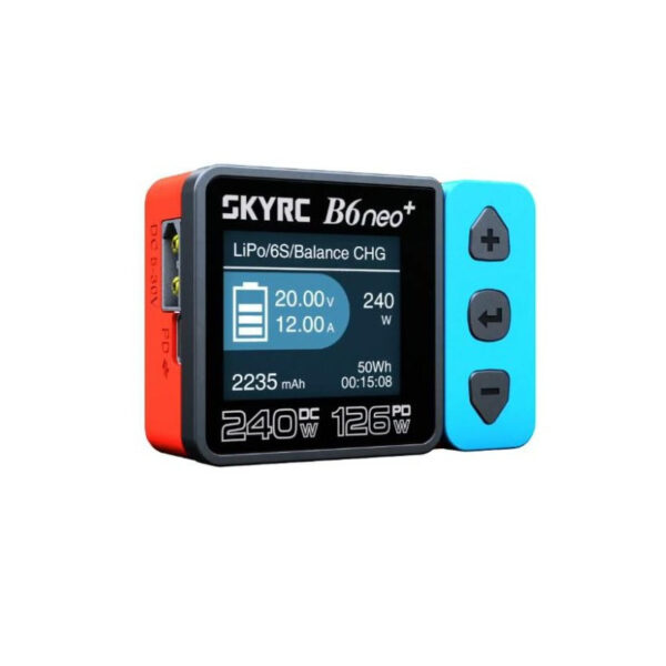 SkyRC B6neo+ 240W 10A 1–6S DC Smart Charger with USB PD 3.1 & Reverse Charging – Ultra Compact & Portable - Image 3