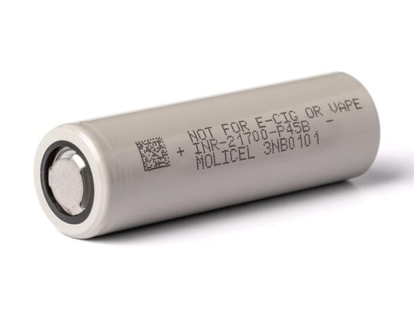 Molicel INR-21700-P45B 3.6V 4500mAh 45A High-Performance Li-ion Battery