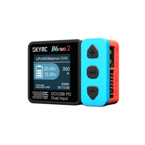 SkyRC B6neo 2 Smart Charger 300W 15A 1-6S LiPo Charger with USB-C PD Input & Battery Analyzer